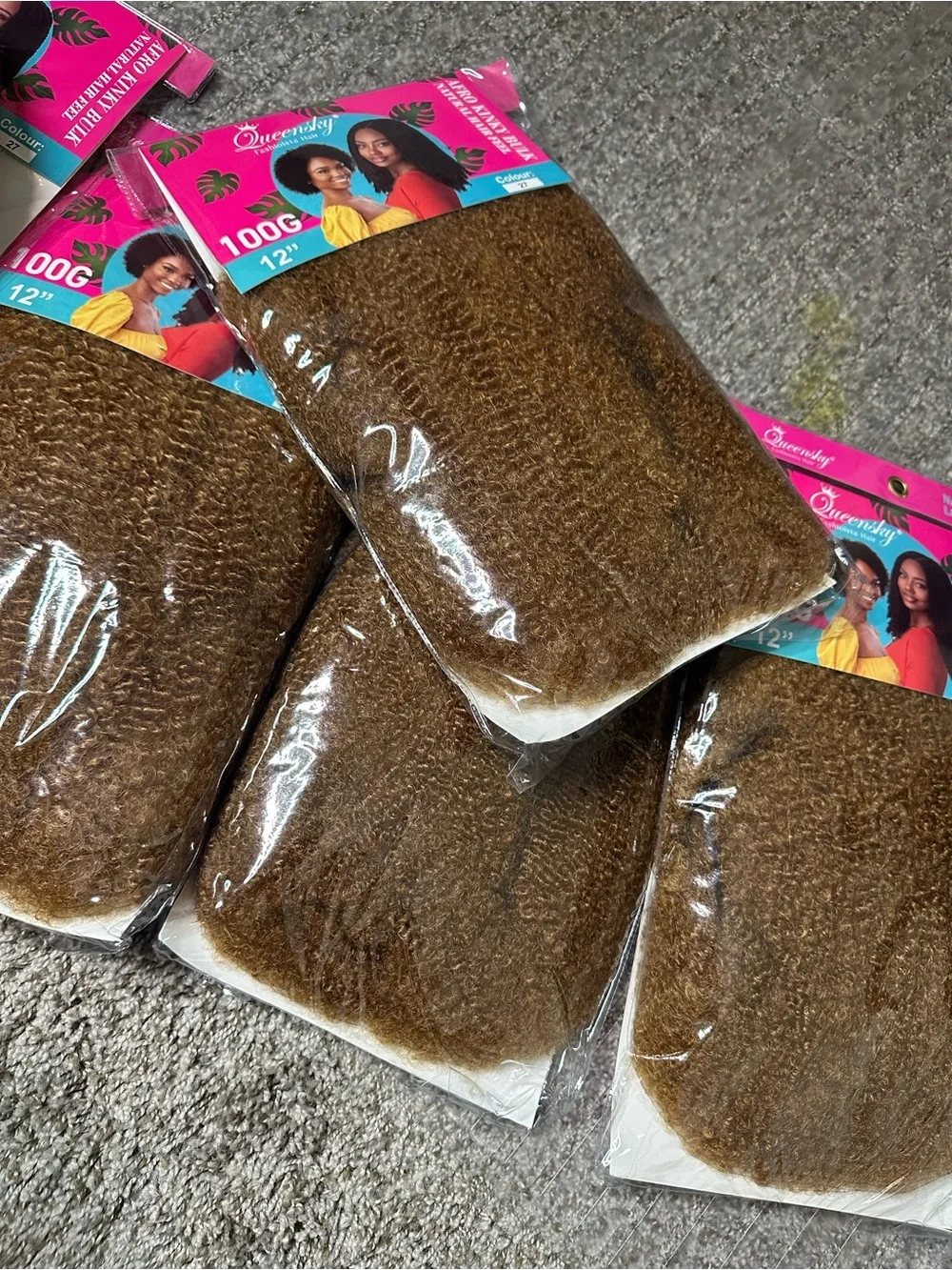 Human hair feels kinky hair 12